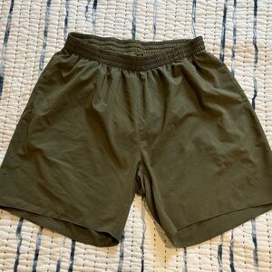 Adidas Green Men's running and workout shorts